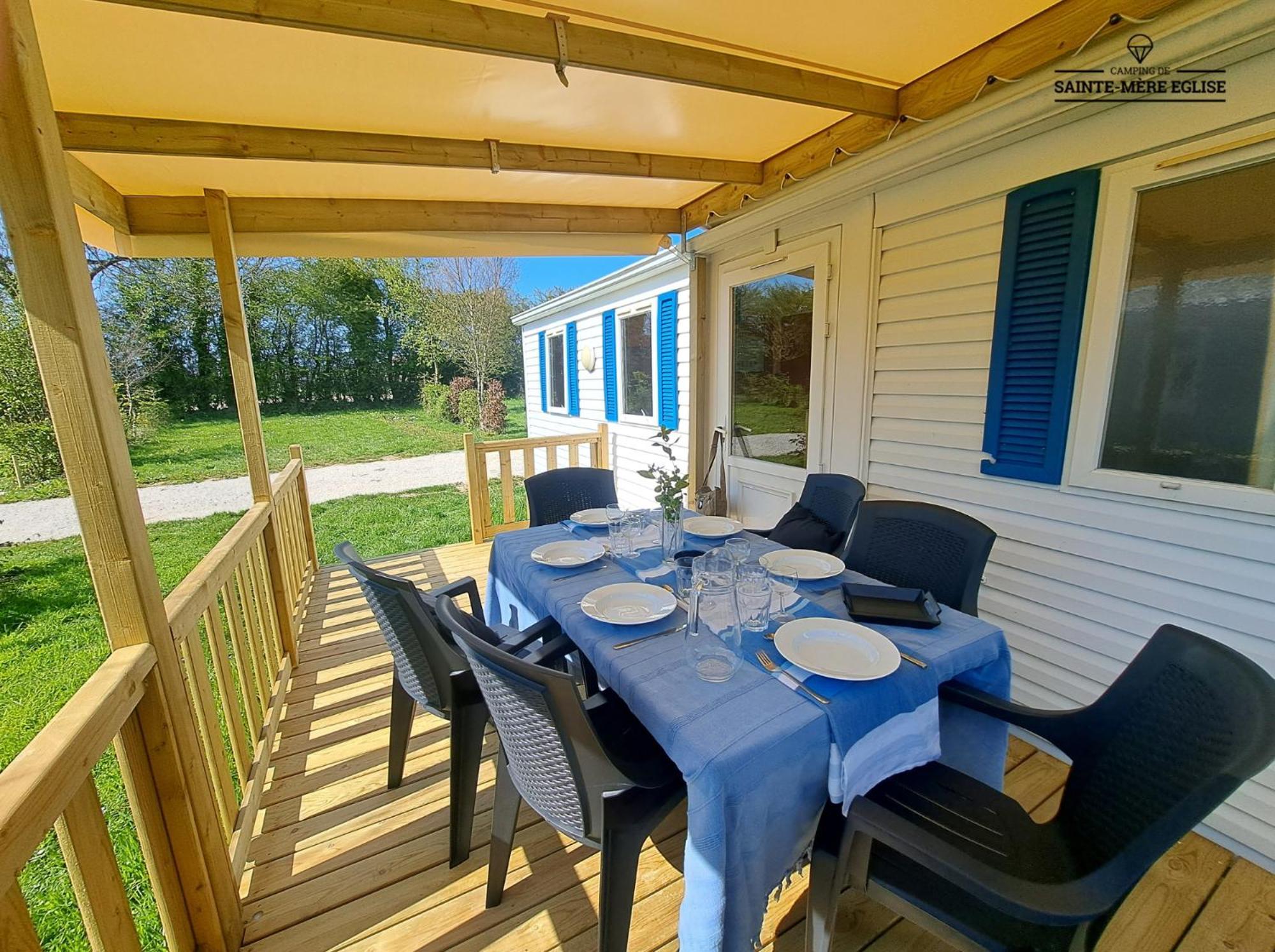 Camping Sainte Mere Eglise Exterior foto